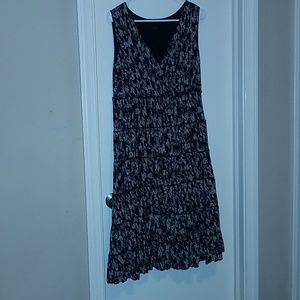 Black and white summer dress